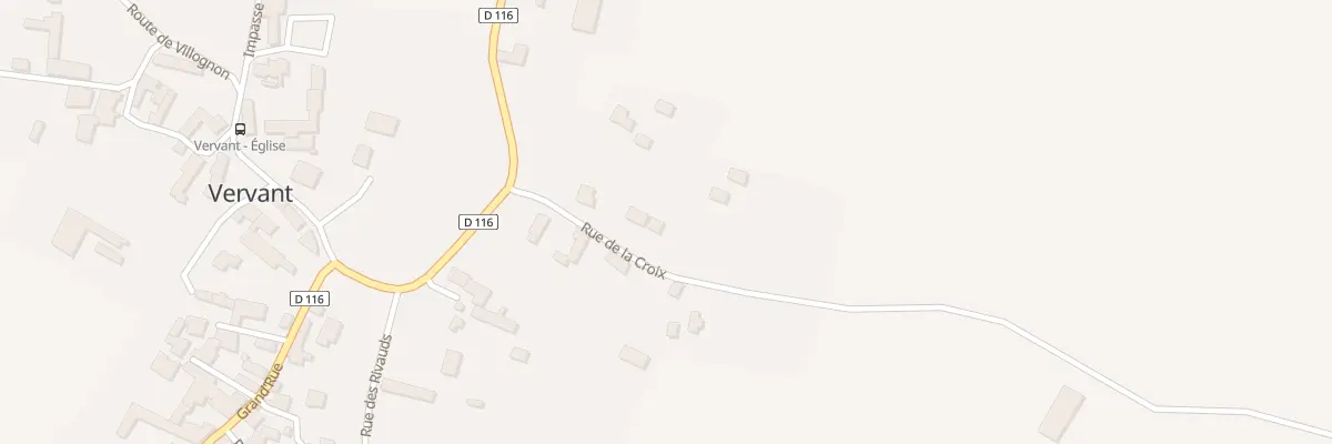 Plan du 5060 Le Bourg à Vervant