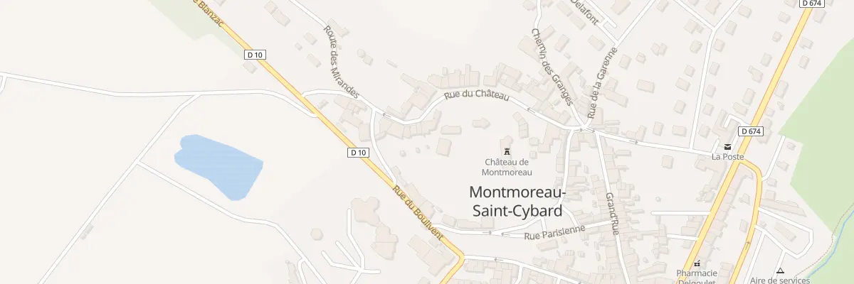 Plan du 11B Rue du Château à Montmoreau