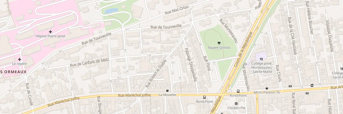 Plan du 34 Rue Robert le Diable au Havre