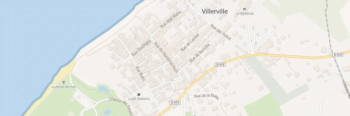 Plan du 25 Rue du Mal Foch à Villerville