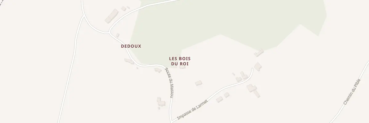 Plan du 1000 Rte du Massou à Bonnes