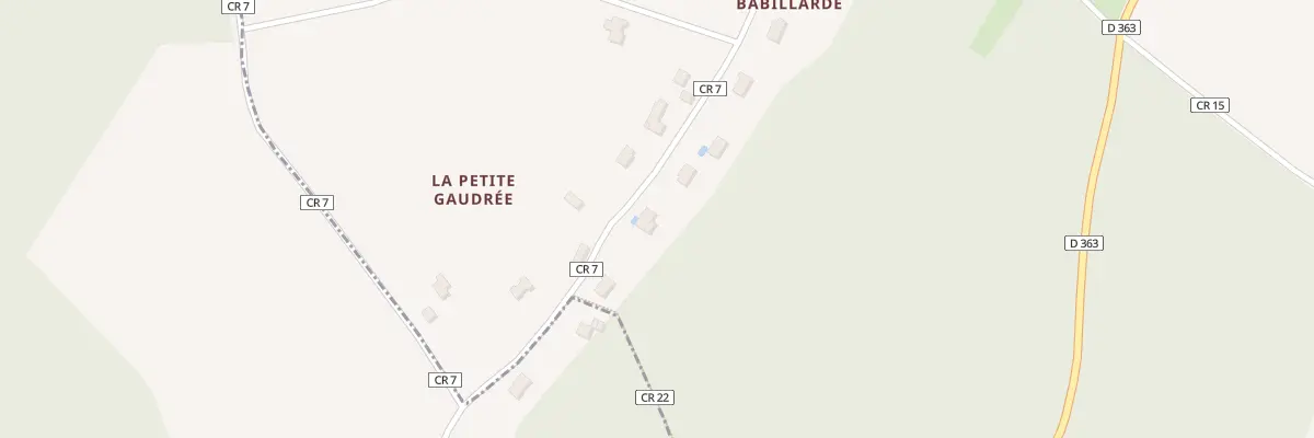 Plan du 49B Val de Verrière à Thizay