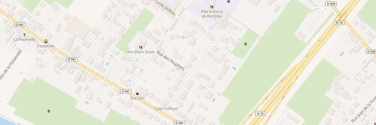 Plan du 11 Rue des Peupliers à Saint-Yrieix-sur-Charente