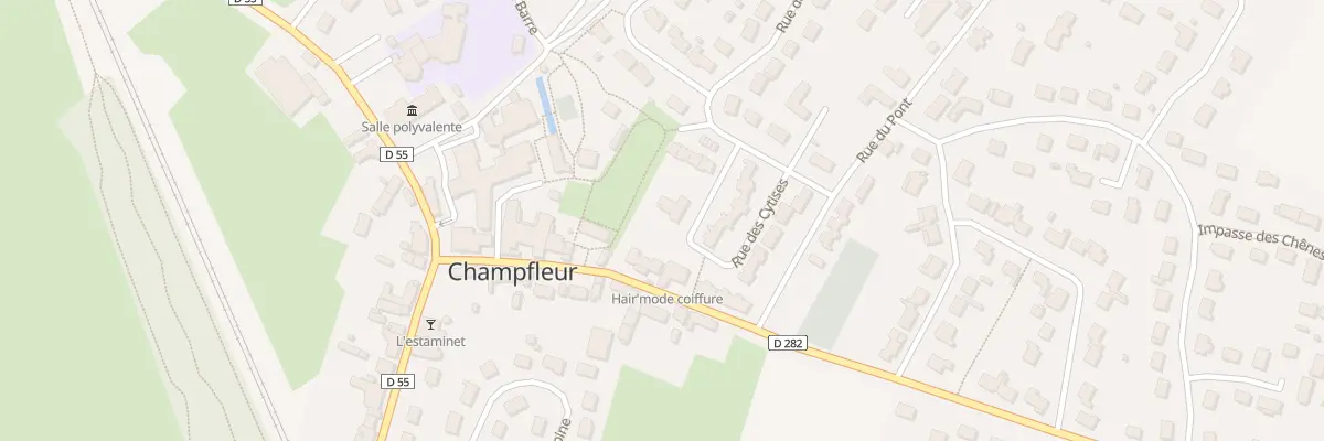 Plan du 7 Rue des Vignes à Champfleur
