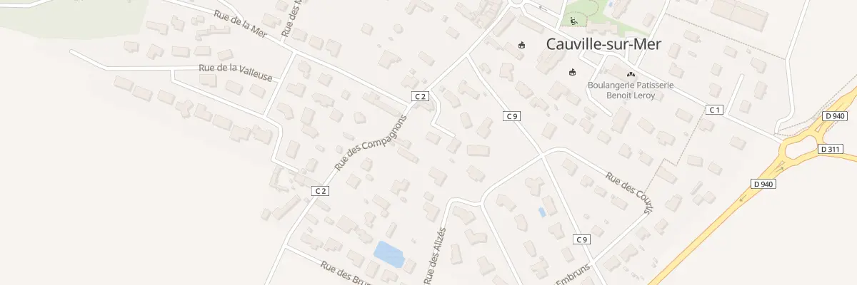 Plan du 4 Rue du Général De Gaulle à Cauville-sur-Mer