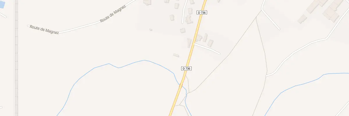 Plan du 2 Rte de Charmé à Courcôme
