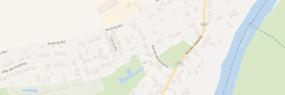Plan du 7 Rue de Montaleaume à Fillé