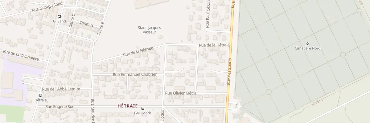 Plan du 44 Rue Gen Dodds au Havre