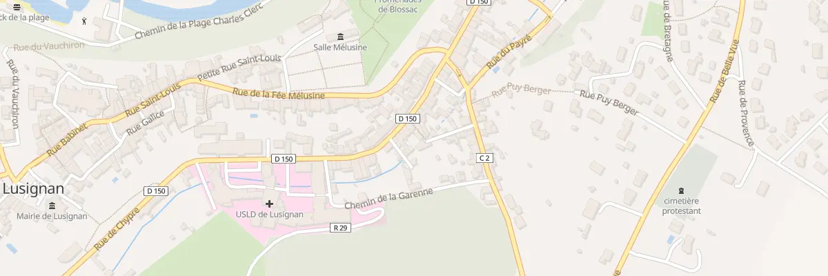 Plan du 104 Rue de Chypre à Lusignan