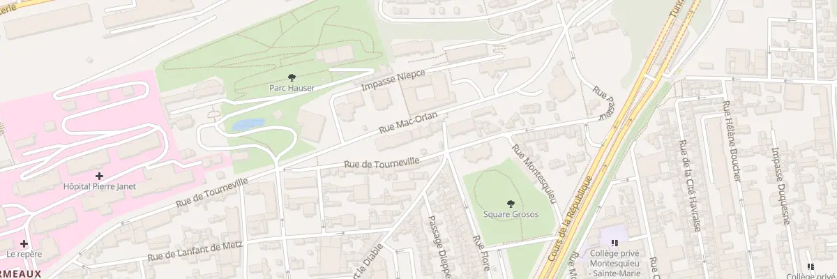 Plan du 95 Rue de Tourneville au Havre