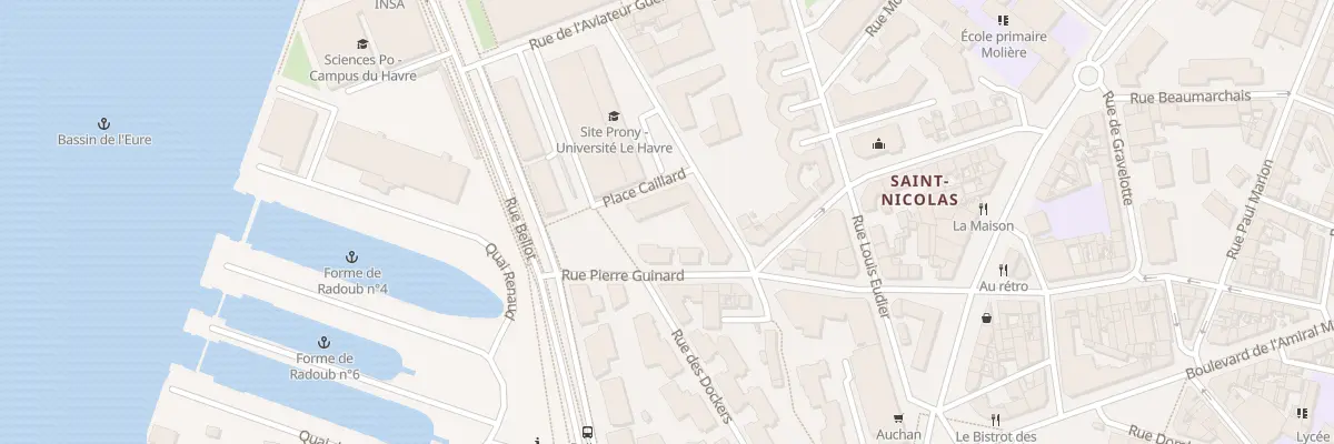 Plan du 35 Rue de Prony au Havre