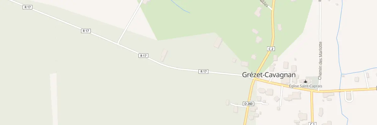 Plan du 47 Rte de la Herrère à Grézet-Cavagnan
