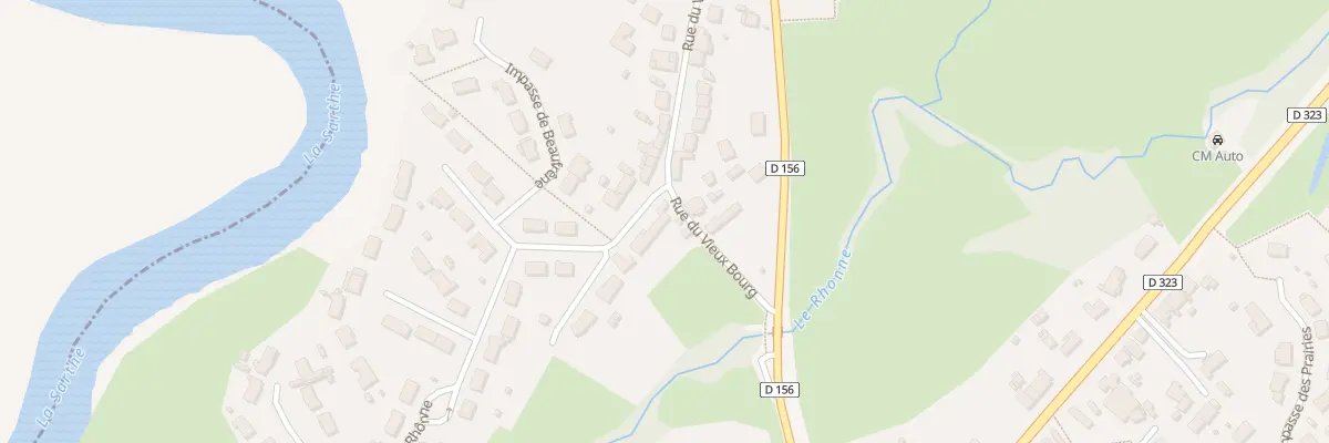 Plan du 1A Rue du Vieux Bourg à Guécélard