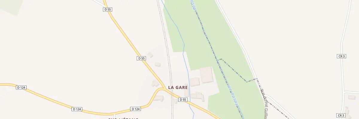 Plan du 5069 La Gare à Chérisay