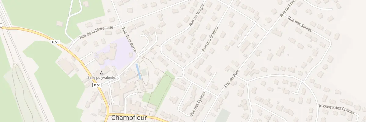 Plan du 9 Rue des Erables à Champfleur