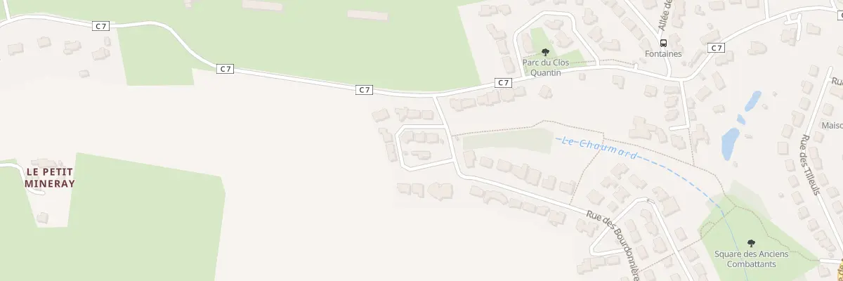 Plan du 3 Rue du Chaumard à Rouillon