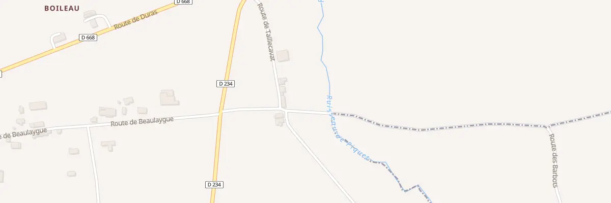 Plan du 3 Au Pas Saint Georges à Cours-de-Monségur
