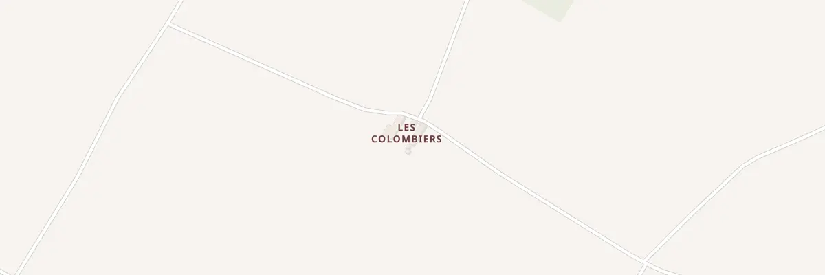 Plan du 6 Les Colombiers à Vézières