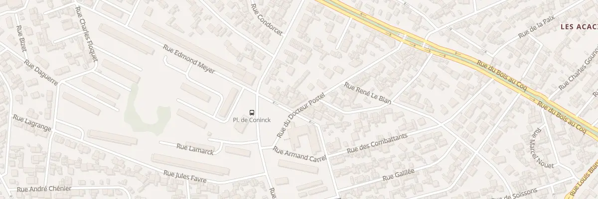 Plan du 3 Rue Doc Postel au Havre