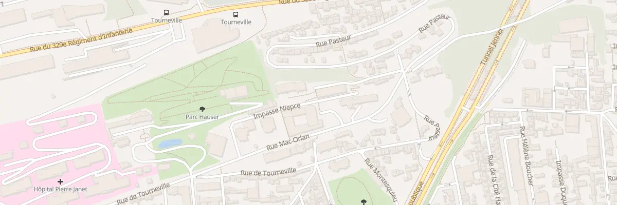 Plan du 101 Rue de Tourneville au Havre
