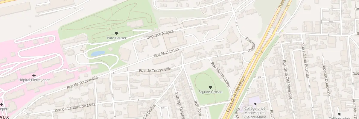 Plan du 99 Rue de Tourneville au Havre