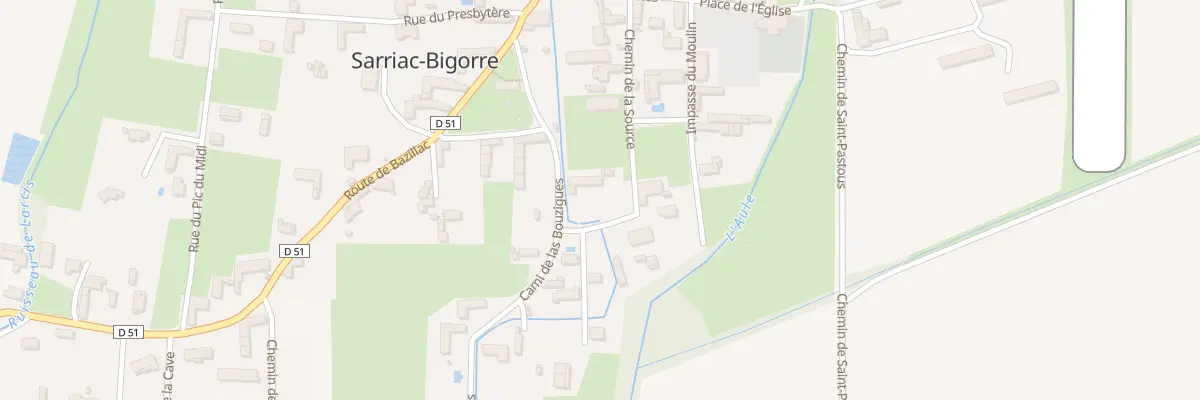 Plan du 10 Che de la Source à Sarriac-Bigorre