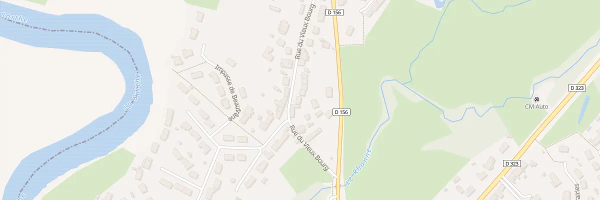 Plan du 6B Rue du Vieux Bourg à Guécélard