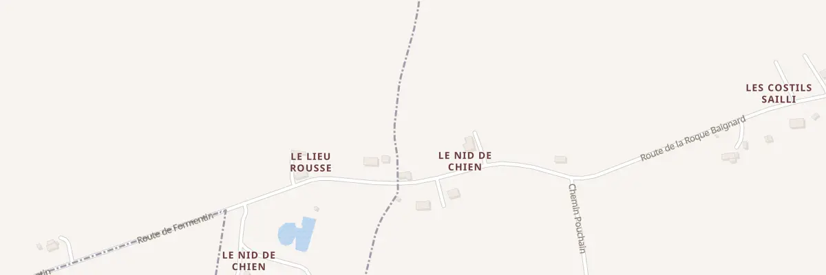 Plan du 5067 Le Nid de Chien à Formentin