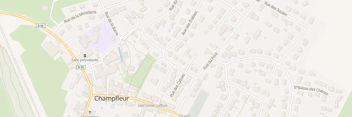 Plan du 6 Rue des Erables à Champfleur