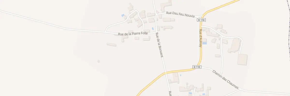 Plan du 1 Rue de la Pierre Folle à Messé