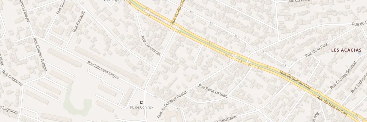 Plan du 1 Imp de Staël au Havre