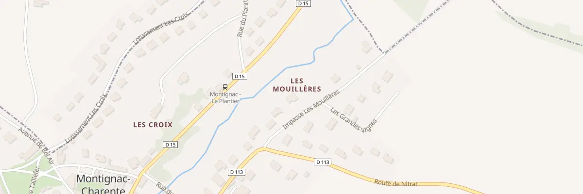 Plan du 7 Les Mouilleres à La Boixe