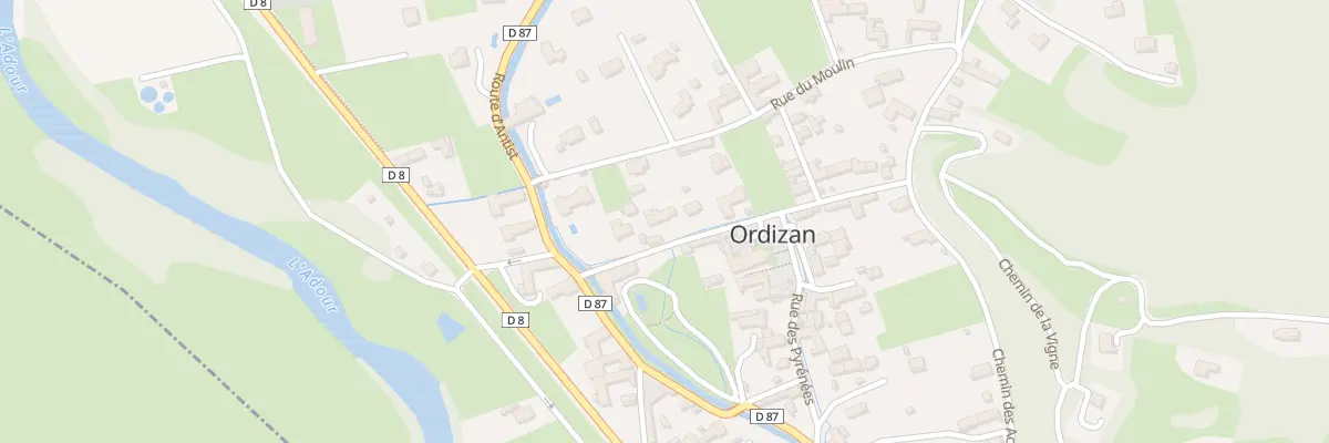 Plan du 5 Rue du Centre à Ordizan