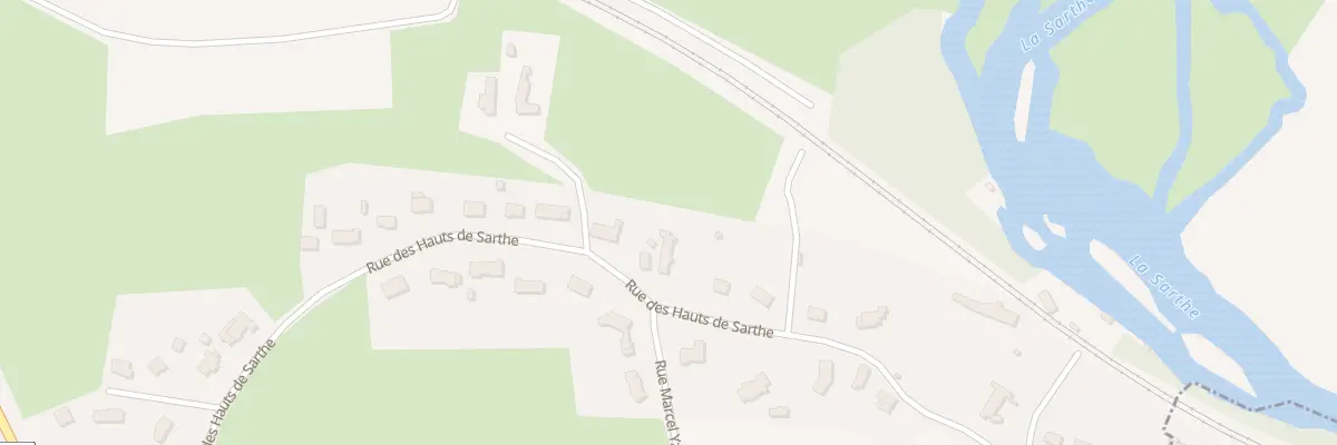 Plan du 35 Rue des Hauts de Sarthe à Arnage