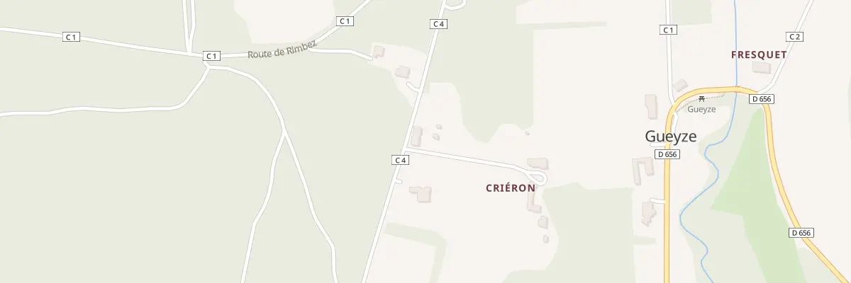 Plan du 213 Che de Bellegarde à Sos