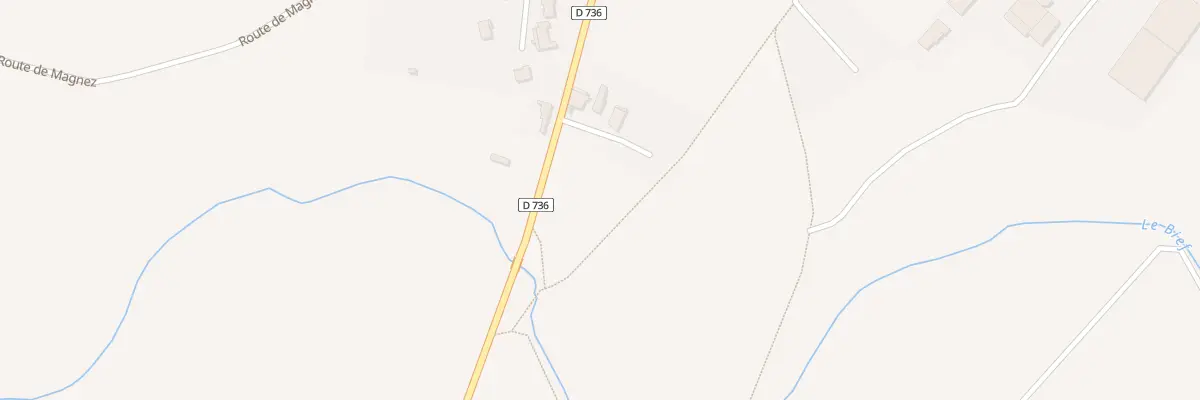 Plan du 3 Rte de Charmé à Courcôme