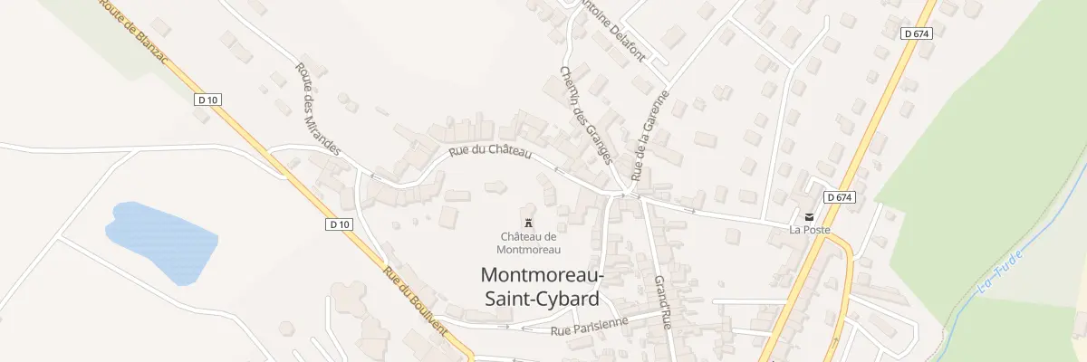 Plan du 5553 Rue du Château à Montmoreau