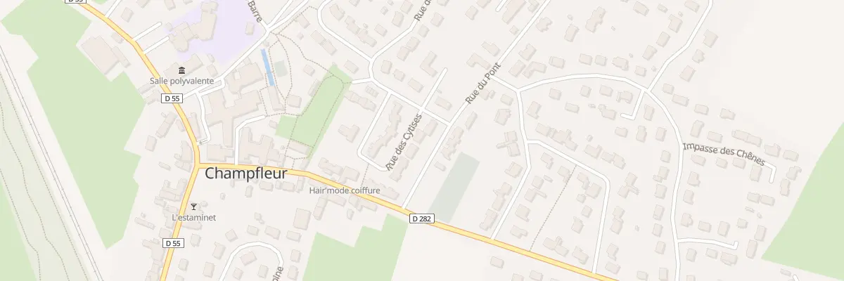 Plan du 3 Rue des Cytises à Champfleur