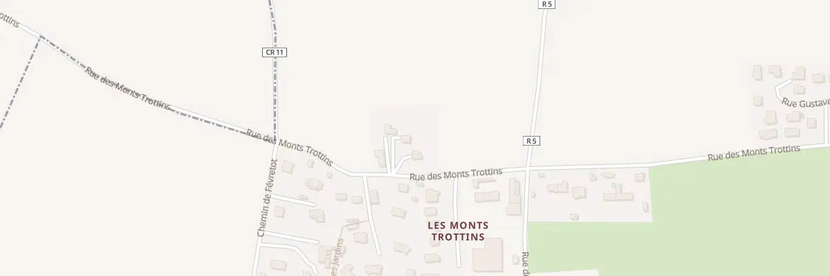 Plan du 13 Rue des Monts Trottins à Fontaine-la-Mallet