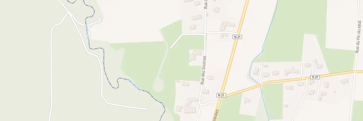 Plan du 2 Imp de la Prairie à Escondeaux