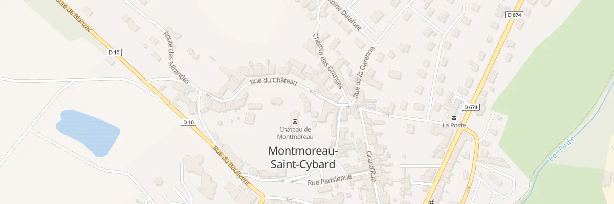 Plan du 5 Rue du Château à Montmoreau