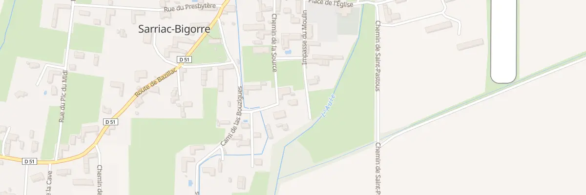 Plan du 5 Che de la Source à Sarriac-Bigorre