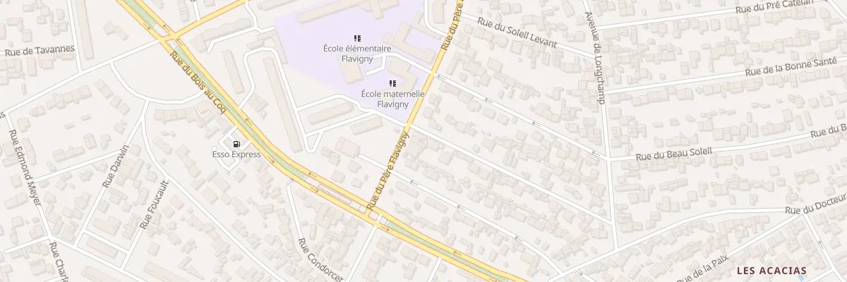 Plan du 4 Rue Ernest Derrien au Havre