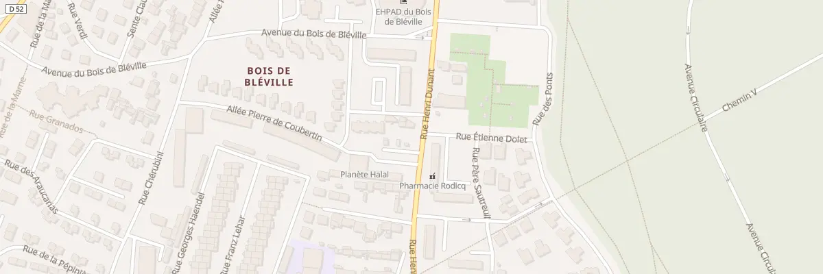 Plan du 9 Imp Pierre de Coubertin au Havre