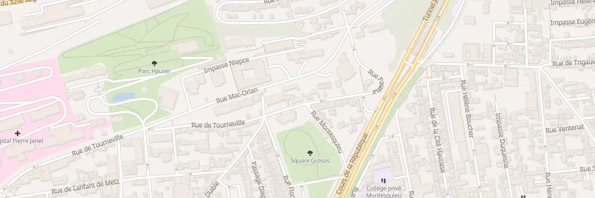 Plan du 107 Rue de Tourneville au Havre