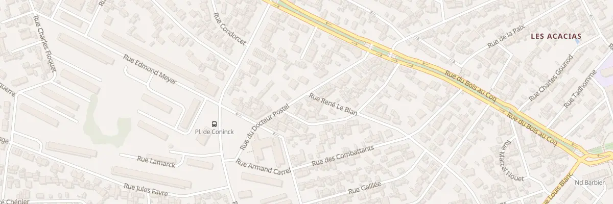 Plan du 14 Rue Doc Postel au Havre