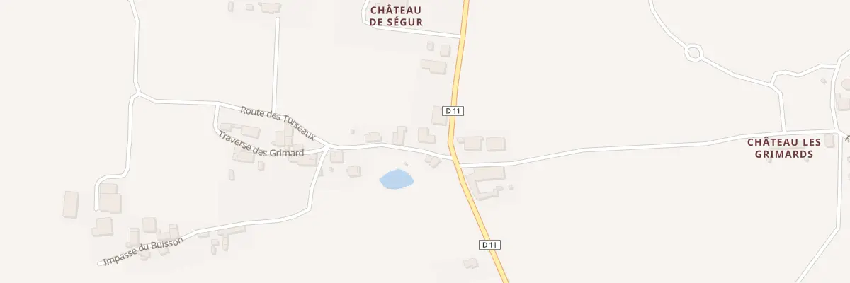 Plan du 12 Les Grimards à Montazeau
