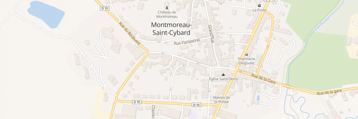 Plan du 21 Rue du Boulivent à Montmoreau
