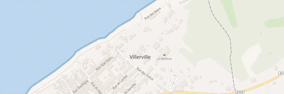 Plan du 4 All du Jardin Madame à Villerville
