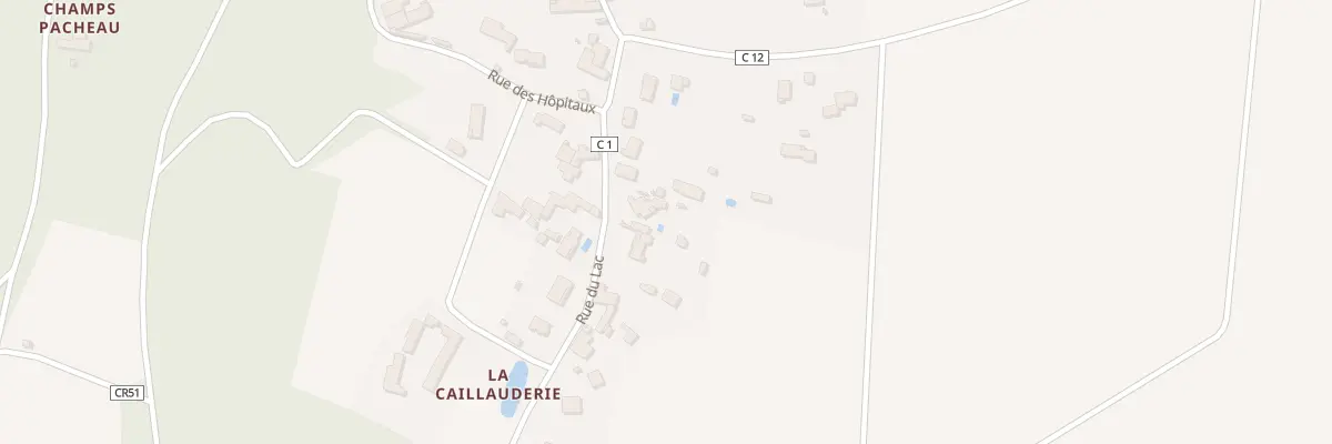 Plan du 6 Rue du Lac à Chiré-en-Montreuil